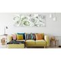 Voir la diapositive 2 : Paris Prix Tableau Imprimé 5 Panneaux  Satin Rose Narrow Green