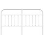 Voir la diapositive 4 : VIDAXL Tete de lit metal blanc 180 cm