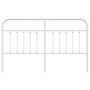 Voir la diapositive 4 : VIDAXL Tete de lit metal blanc 180 cm
