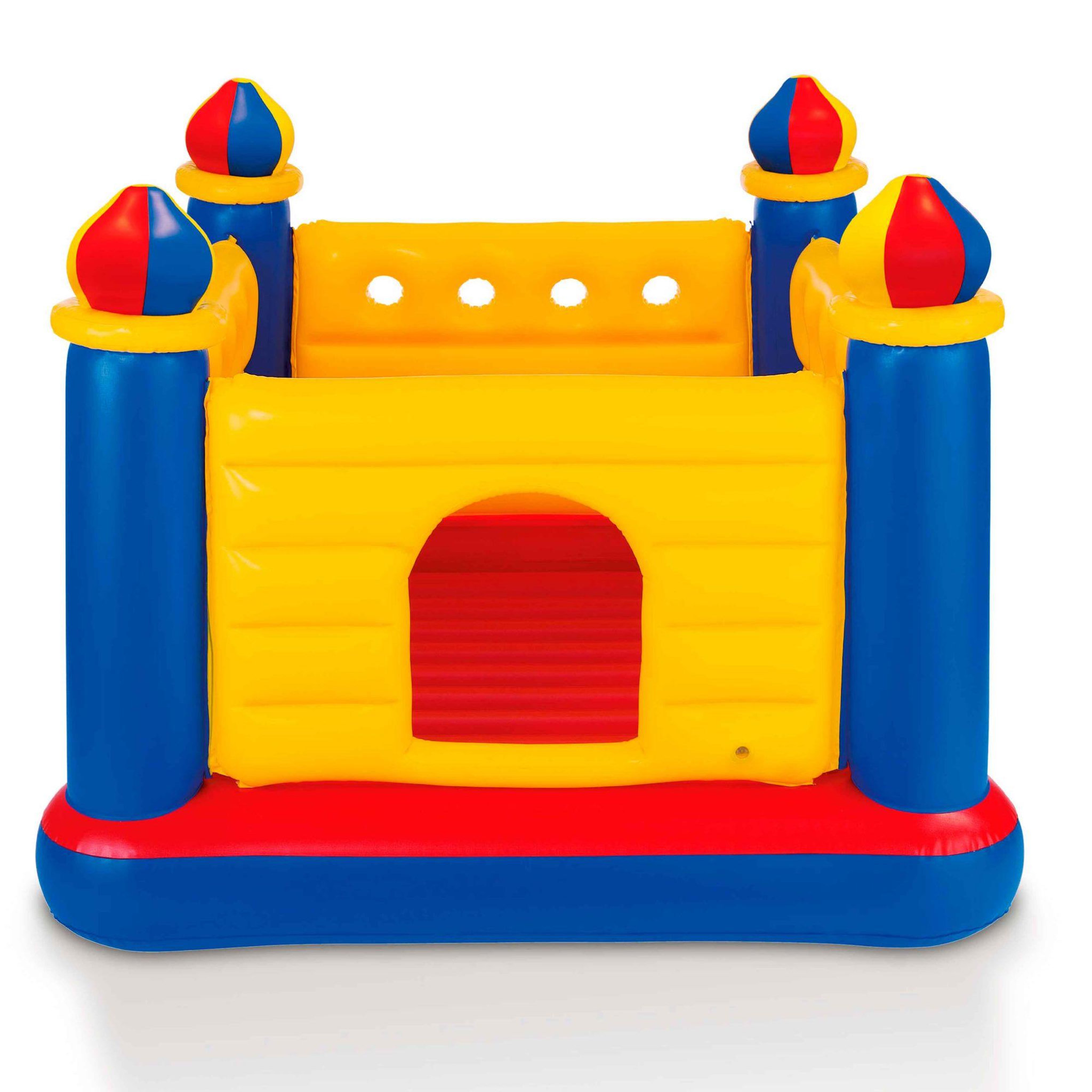 Voir la diapositive 3 : INTEX Trampoline gonflable chateau 1.75x1.75m