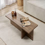 Voir la diapositive 4 : Habitat et Jardin Table basse en bois  Harbor  - 120 x 45 x 30 cm - Noyer
