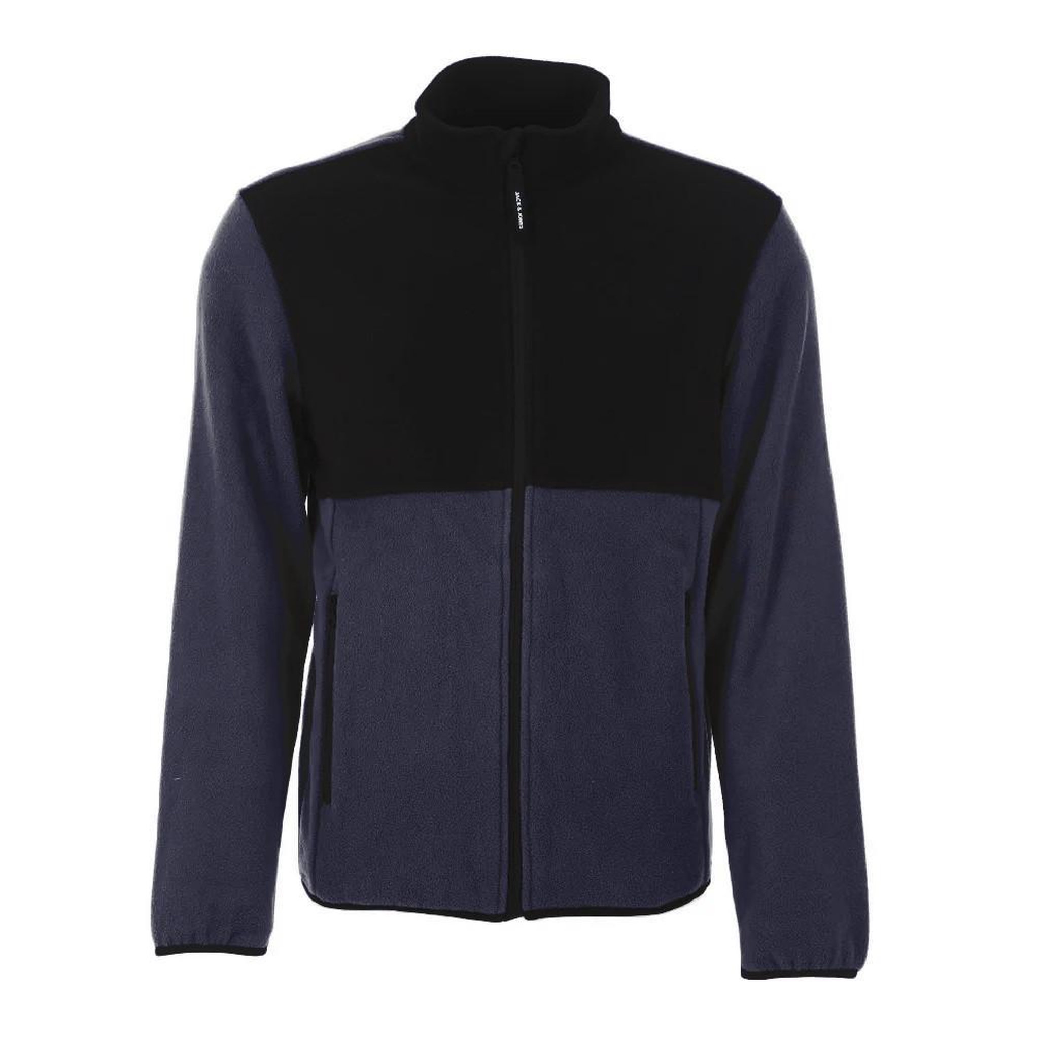 Jack & Jones Veste Polaire  Homme Jack & Jones Hype Fleece Collar. Coloris disponibles : Bleu