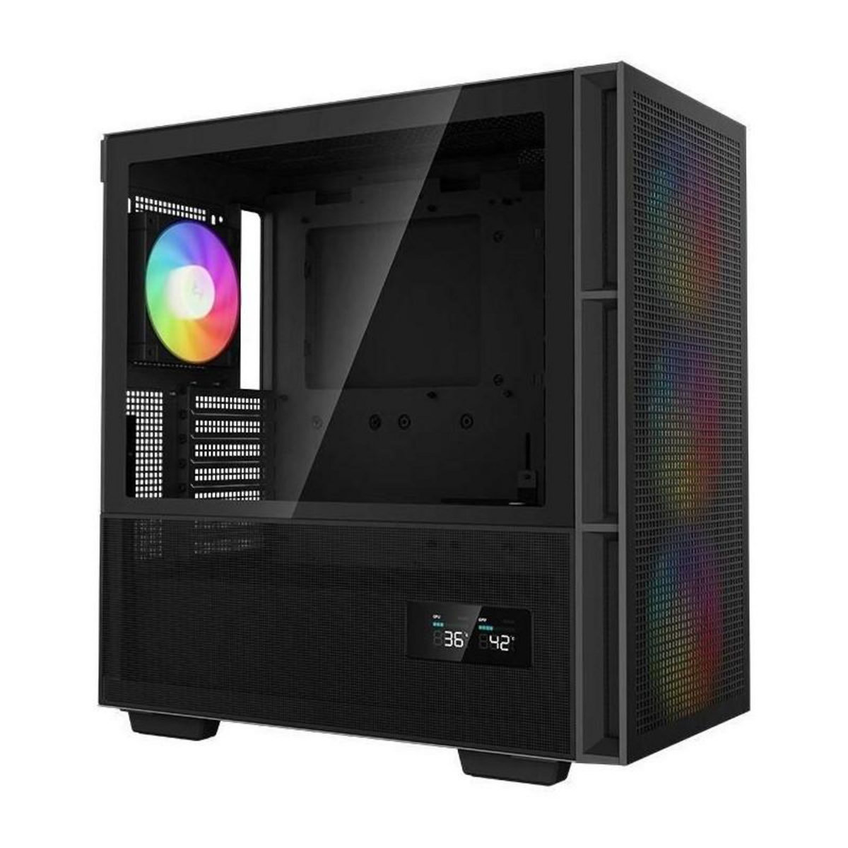 Deepcool Boîtier PC - DEEPCOOL - CH560 Digital (Noir) - Moyen tour - Format ATX - 3x140mm A-RGB + 1x120mm A-RGB