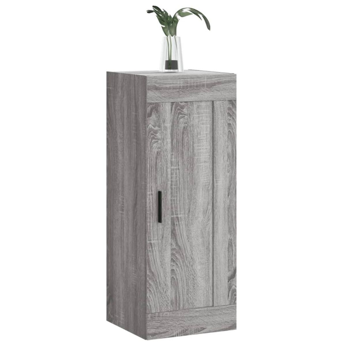 VIDAXL Armoire murale sonoma gris 34,5x34x90 cm bois d'ingenierie