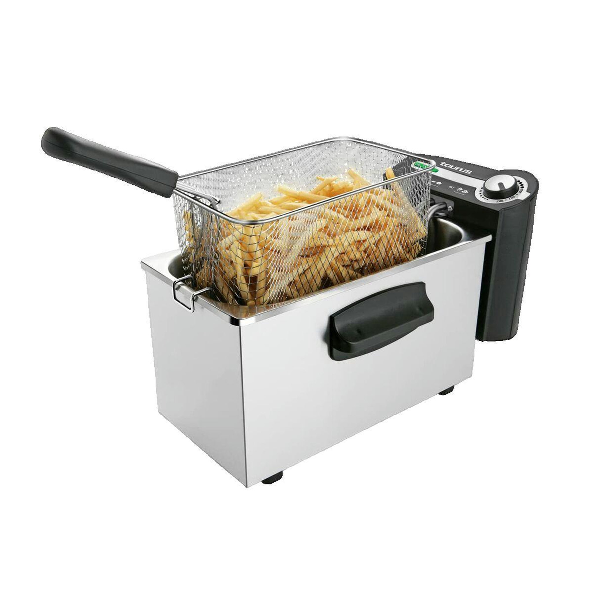 Voir la diapositive 2 : Taurus Friteuse électrique Taurus Professional 4L Inox