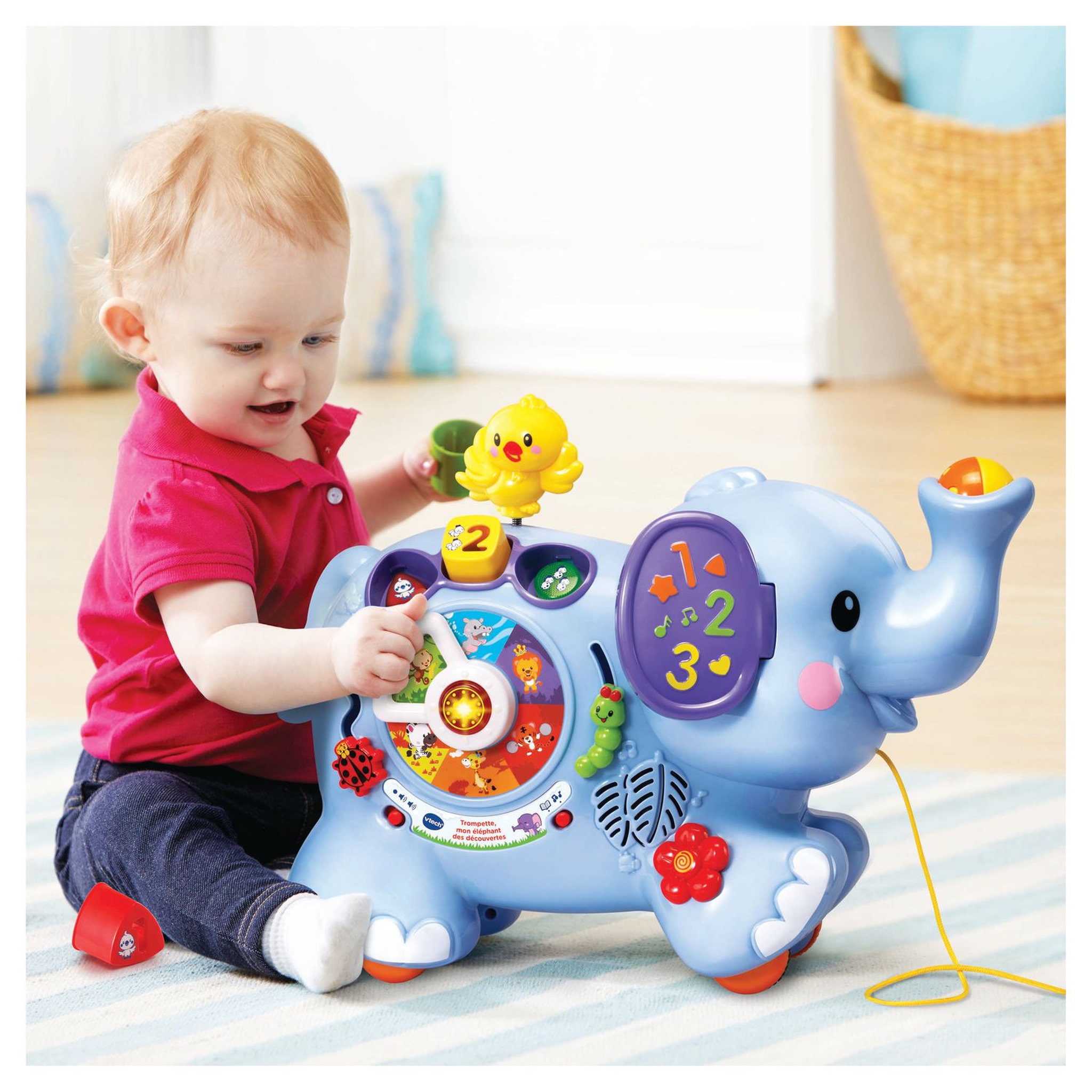 Voir la diapositive 2 : VTECH Trompette, mon éléphant des découvertes