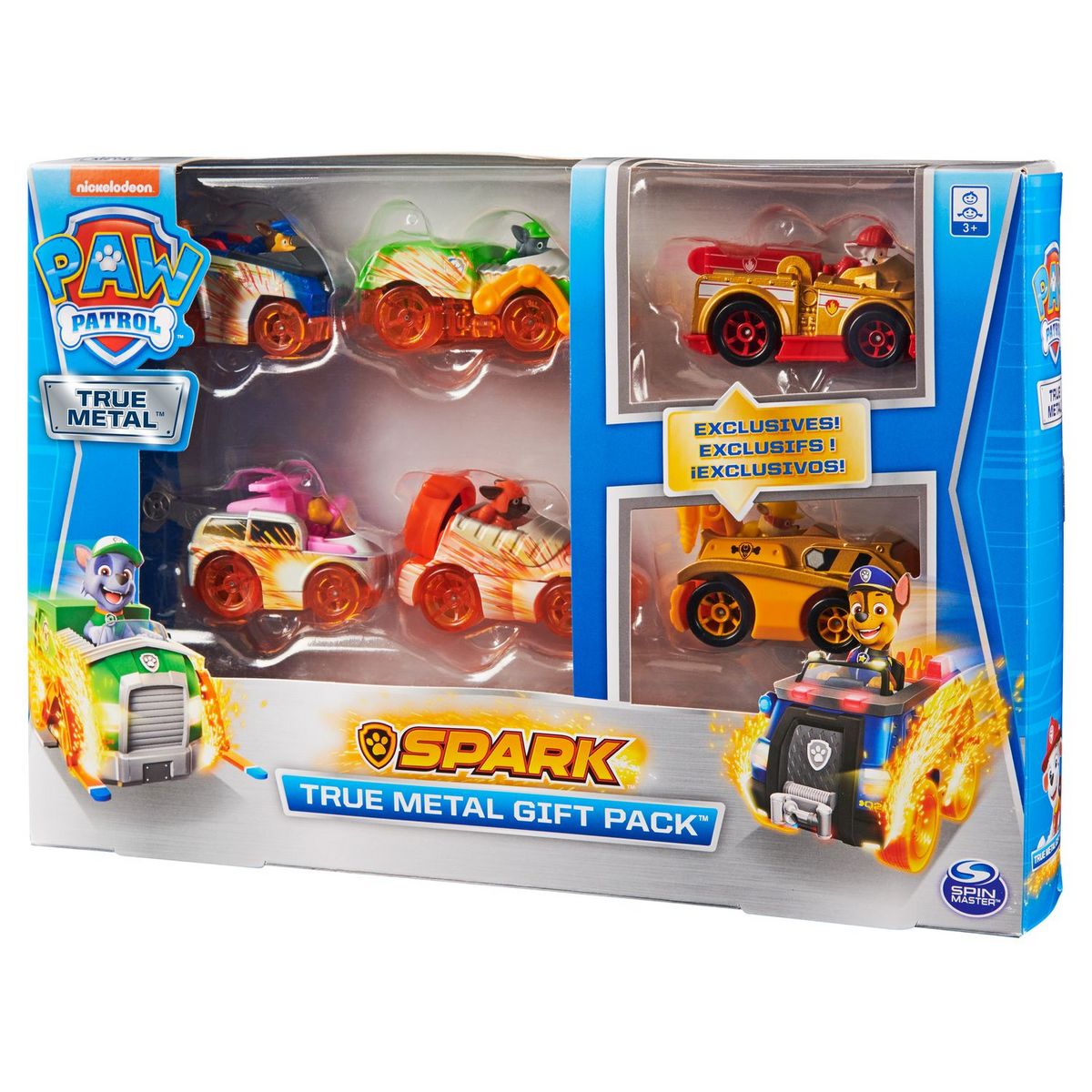 SPIN MASTER Paw Patrol pack de 6 véhicules True metal