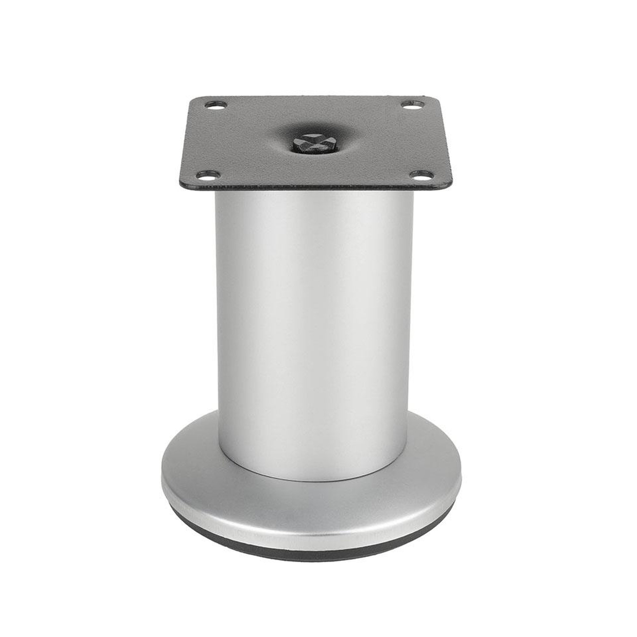 CENTRALE BRICO Pied de meuble fs001 80 mm réglable chrome mat