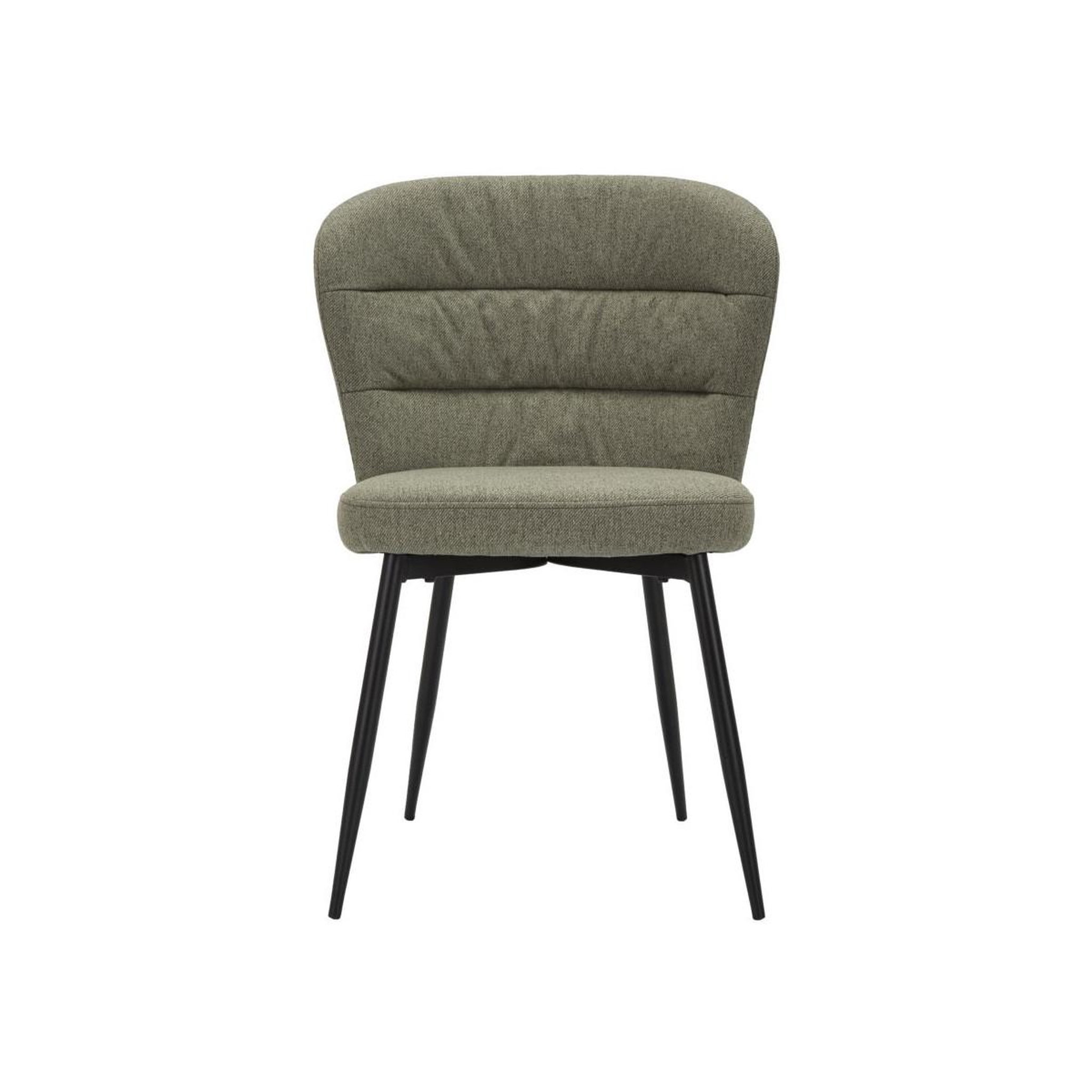 Voir la diapositive 6 : Paris Prix Lot de 2 chaises en tissu  losanna  85cm vert