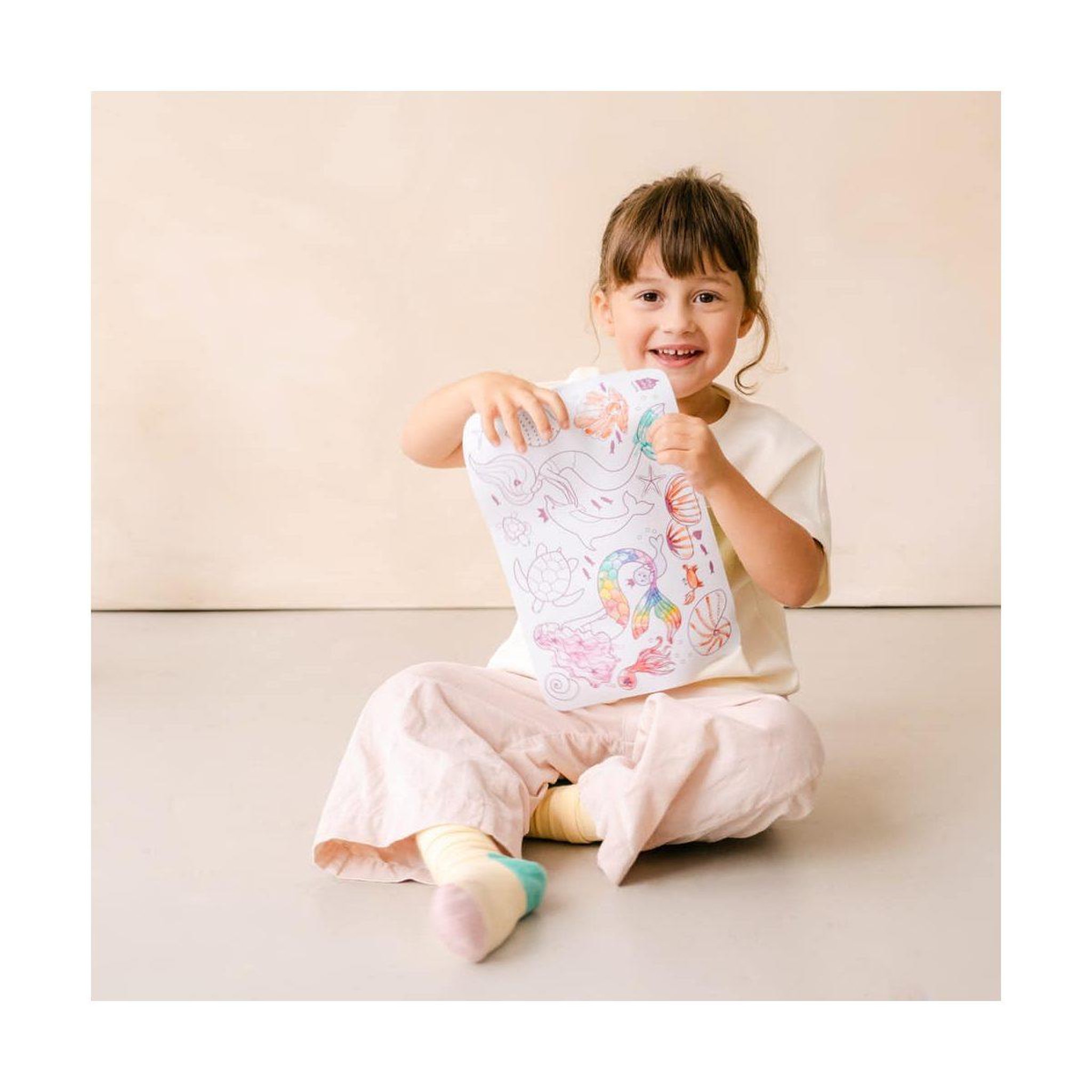 Voir la diapositive 3 : SUPER PETIT Mini playset silicone sirene