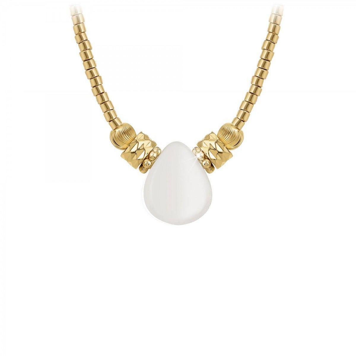 SC BOHEME Collier SC Bohème orné d'une pierre de lune blanche
