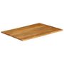 Voir la diapositive 2 : VIDAXL Dessus de table 90x80x3,8 cm bord vivant bois massif manguier