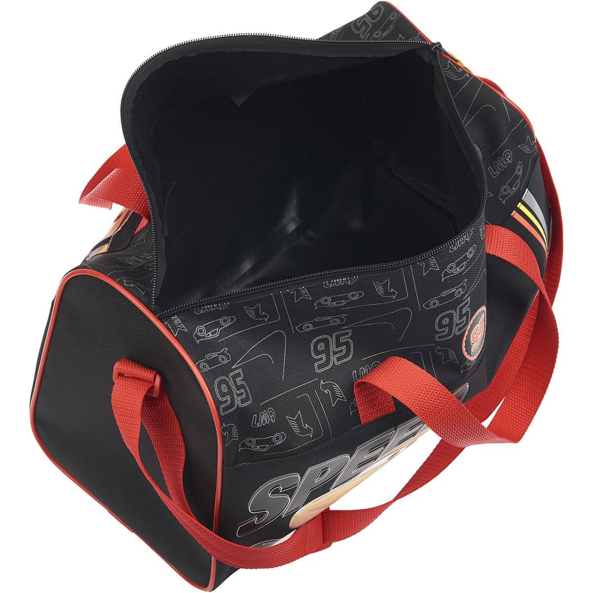 DISNEY Sac de sport noir et rouge Cars