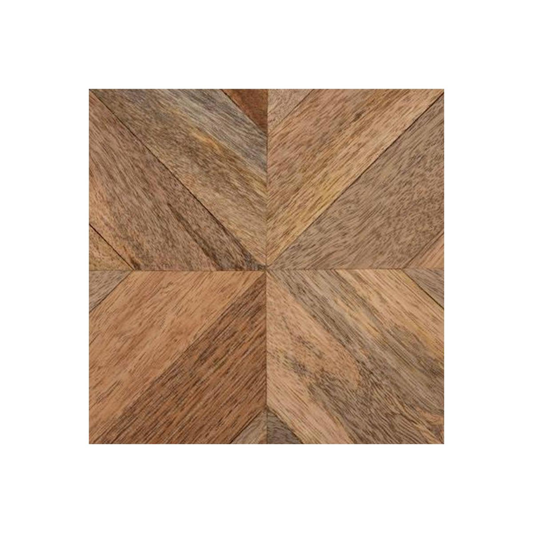 Voir la diapositive 5 : ATMOSPHERA Lot de 2 tables à café en bois  basile  56cm marron