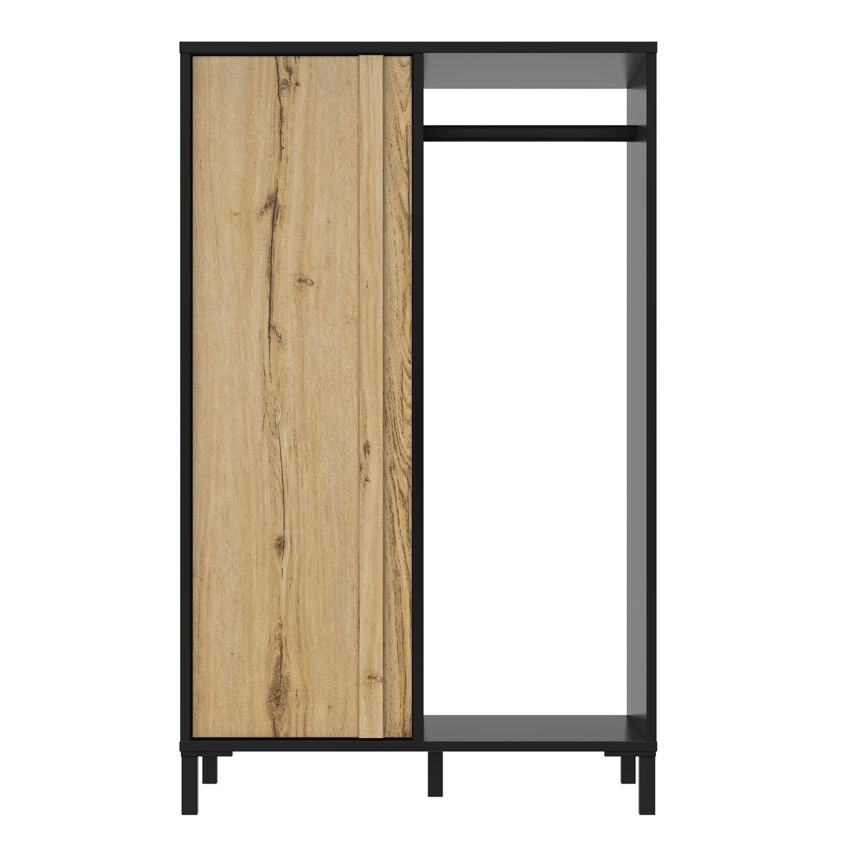 GAMI Vestiaire 1 porte + 2 étagères + 1 tringle MEZOS