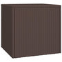 Voir la diapositive 3 : VIDAXL Tables d'appoint de jardin 3 pcs marron resine tressee