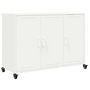 Voir la diapositive 2 : VIDAXL Buffet blanc 100,5x39x72 cm acier