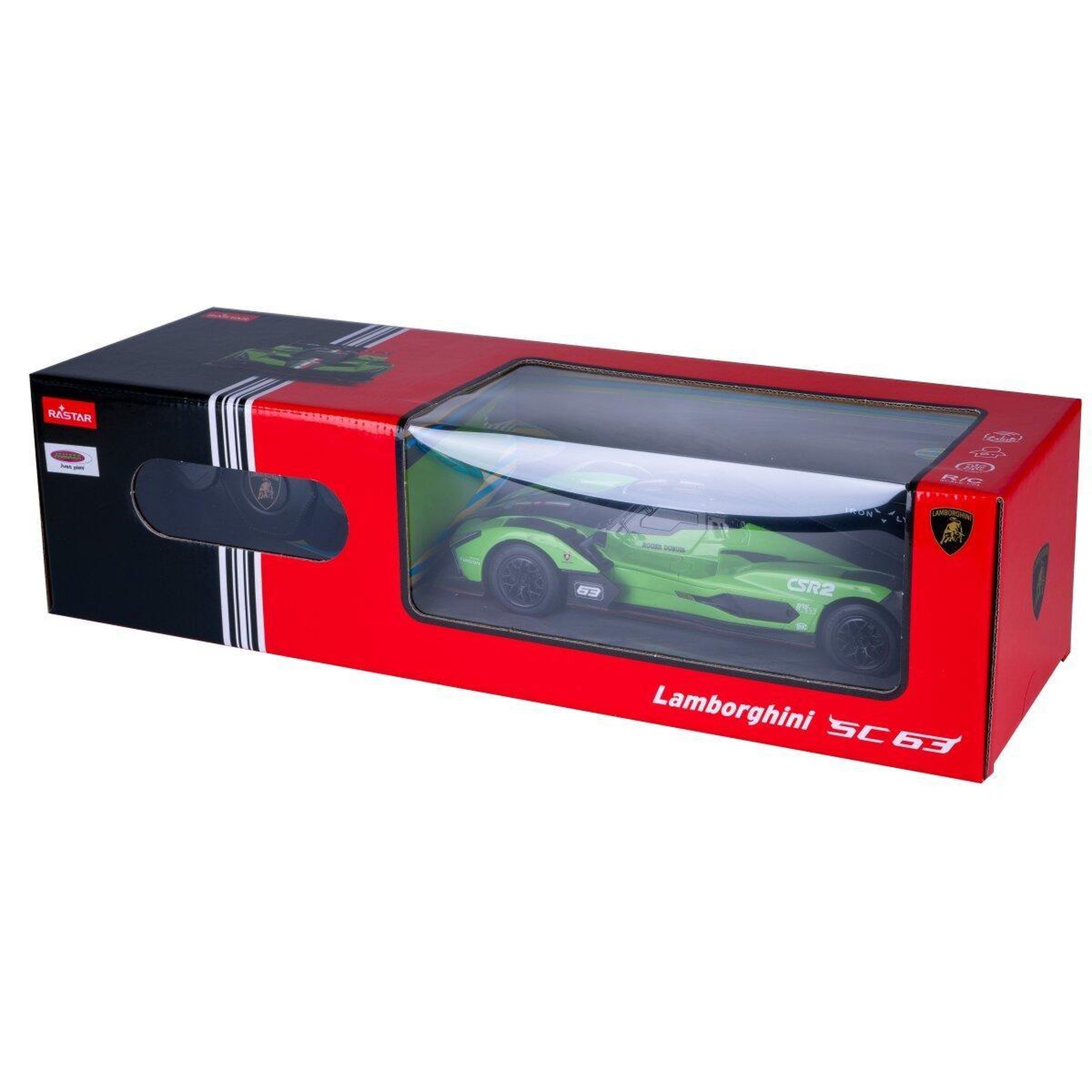 Voir la diapositive 3 : Jamara Voiture télécommandée lamborghini sc63 lmdh 1:24 vert 2,4ghz