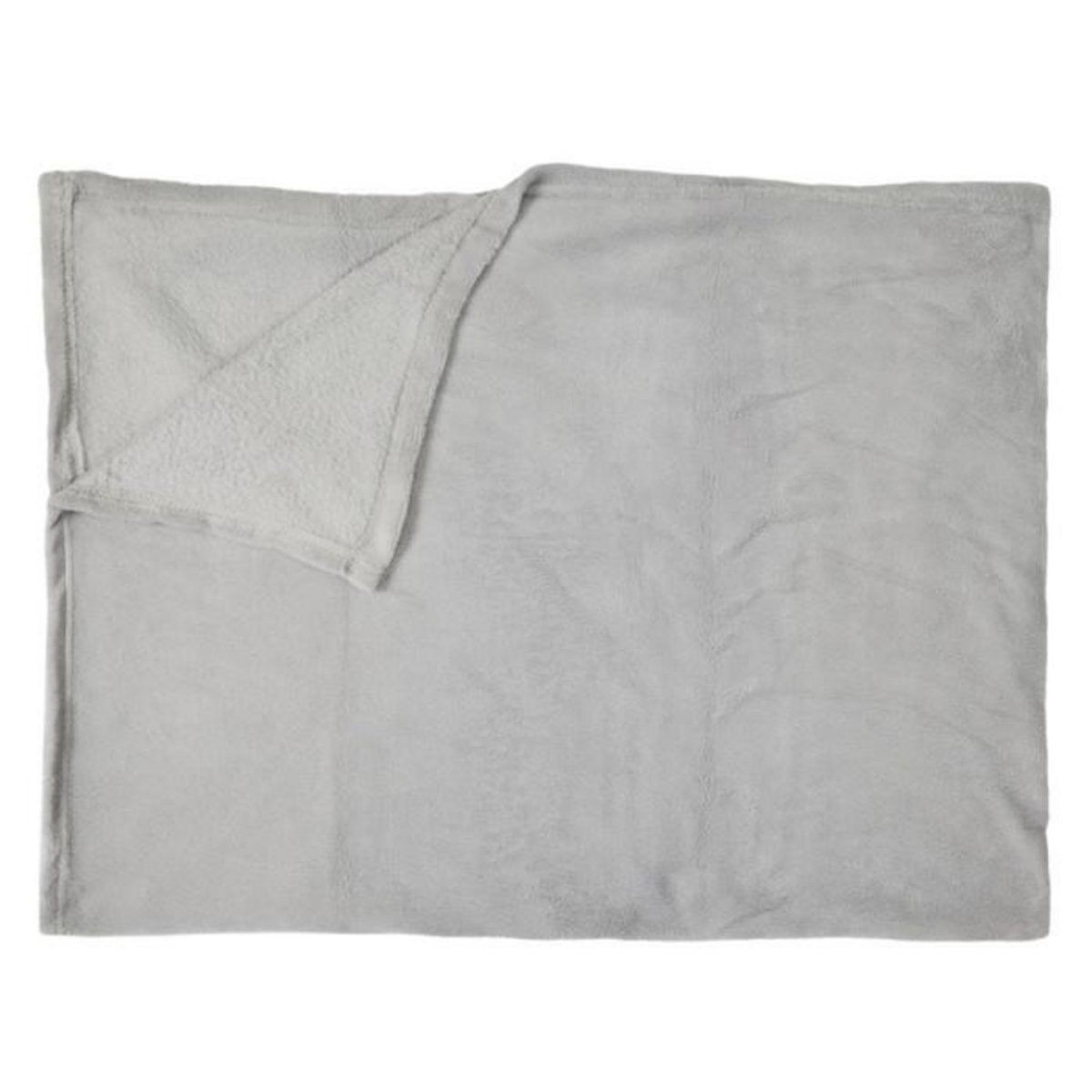 Paris Prix Plaid Microfibre  Roméo  120x150cm Gris Clair