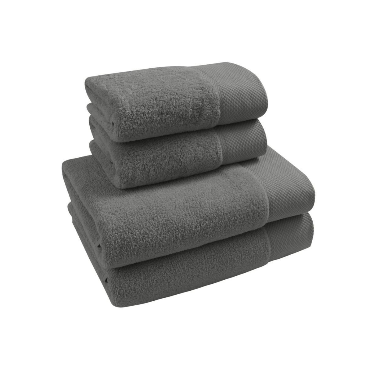 Sensei Maison Ensemble de bain 4 pièces Zéro Twist SENSOFT (2 draps de bain + 2 serviettes)