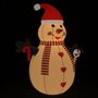 VIDAXL Bonhomme de neige gonflable avec LED 250 cm