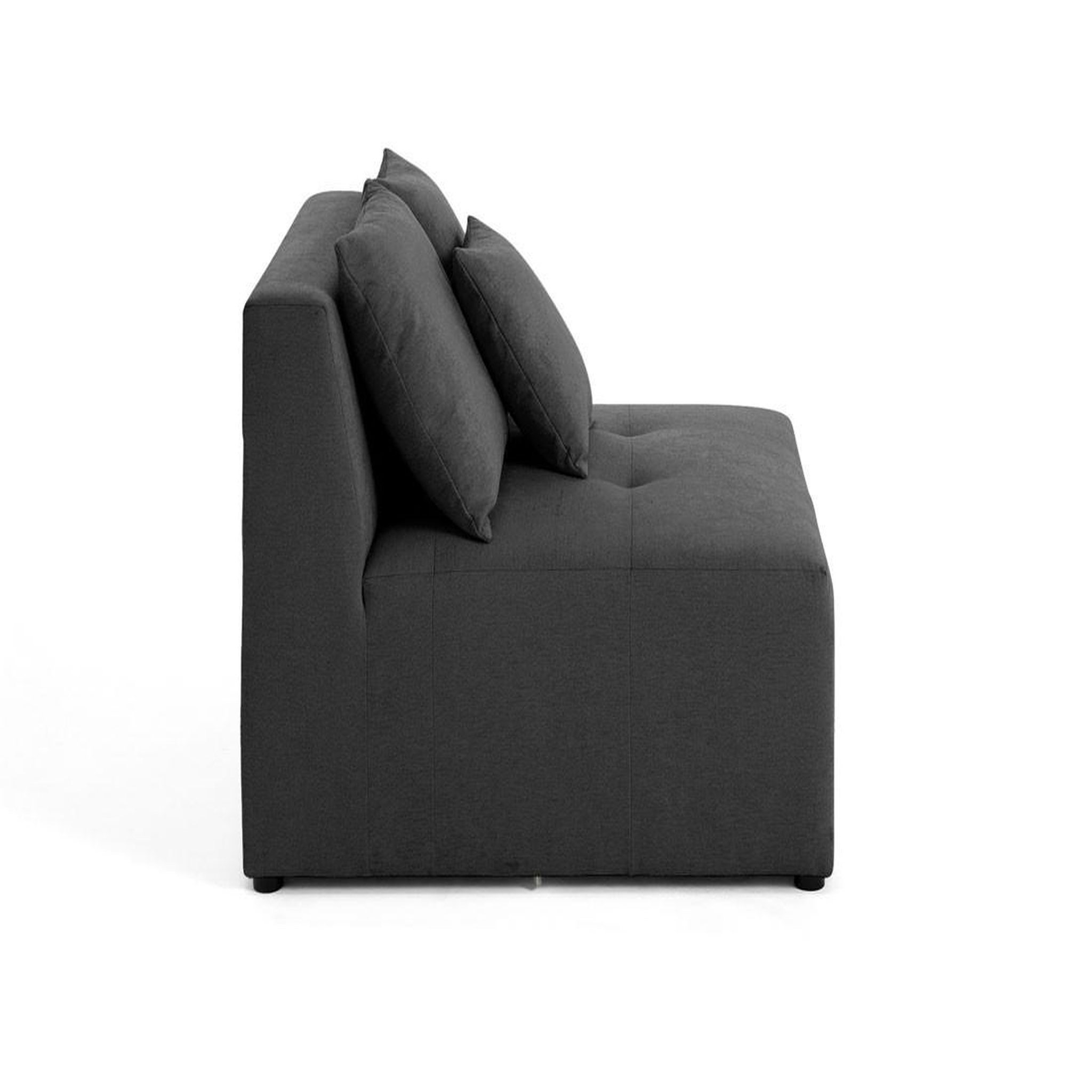 Voir la diapositive 3 : LISA DESIGN Amalfi - module d'assise sans accoudoirs - 1 place - en tissu