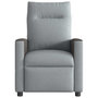 Voir la diapositive 5 : VIDAXL Fauteuil de massage inclinable electrique gris clair tissu