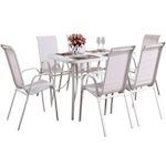 Habitat et Jardin Salon de jardin en textilène  Cordoba  - Phoenix - Ecru