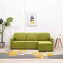 Voir la diapositive 1 : VIDAXL Canape-lit modulaire 3 places Vert Tissu