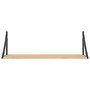 Voir la diapositive 5 : VIDAXL Etageres murales 2 pcs chene sonoma 80x25x25,5 cm