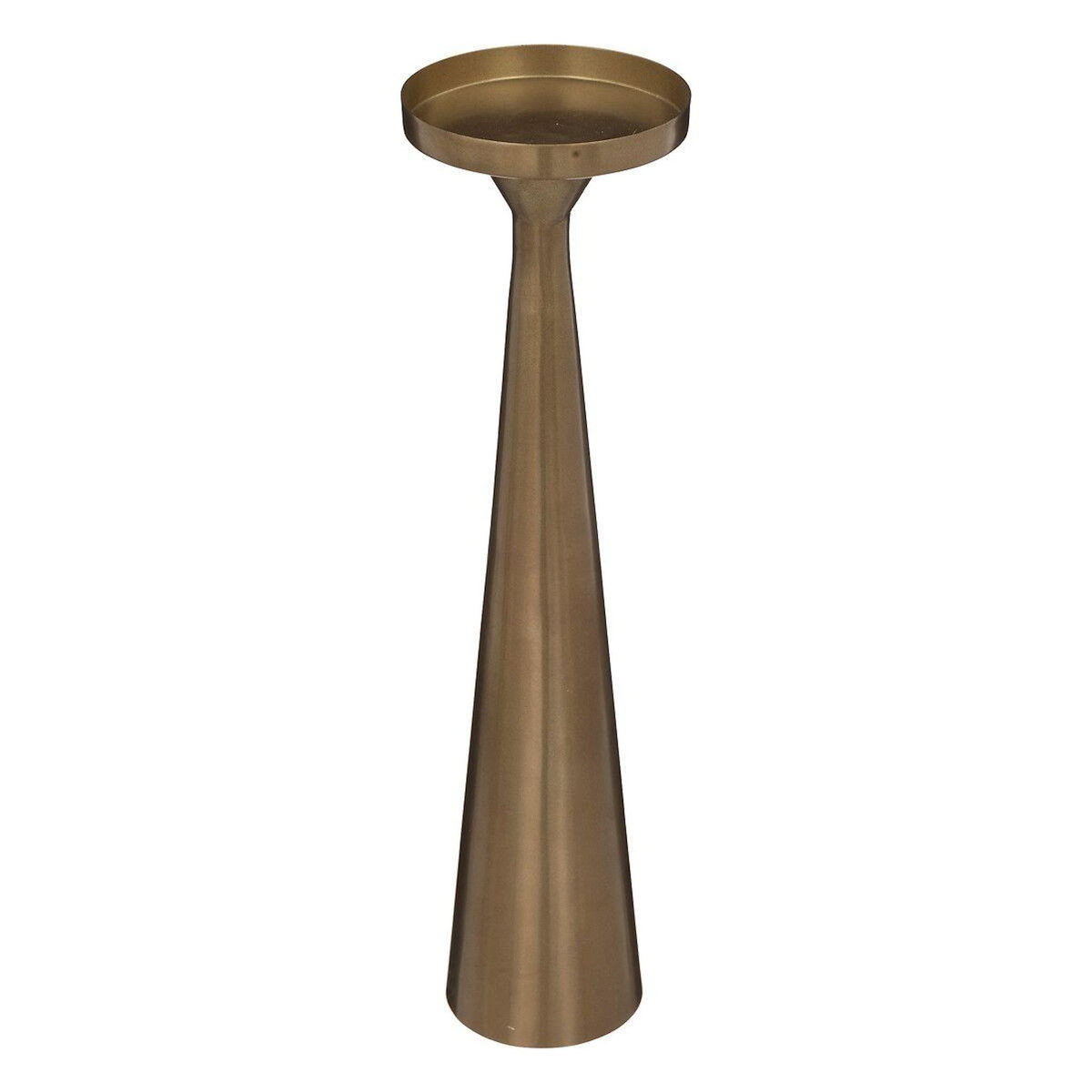 ATMOSPHERA Bougeoir en Métal  Le Collectionneur  41cm Or