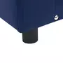 VIDAXL Canape pour chien Bleu 81x43x31 cm Peluche et similicuir