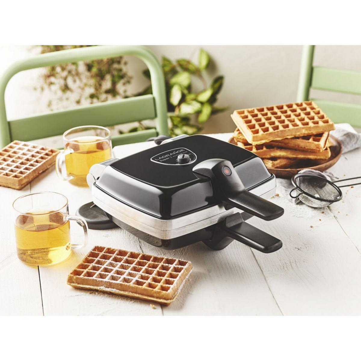 LAGRANGE Croque/gaufre 2 gaufres ou 2 croques 039425