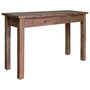 Voir la diapositive 1 : VIDAXL Table console bois d'acajou massif 123x42x75 cm
