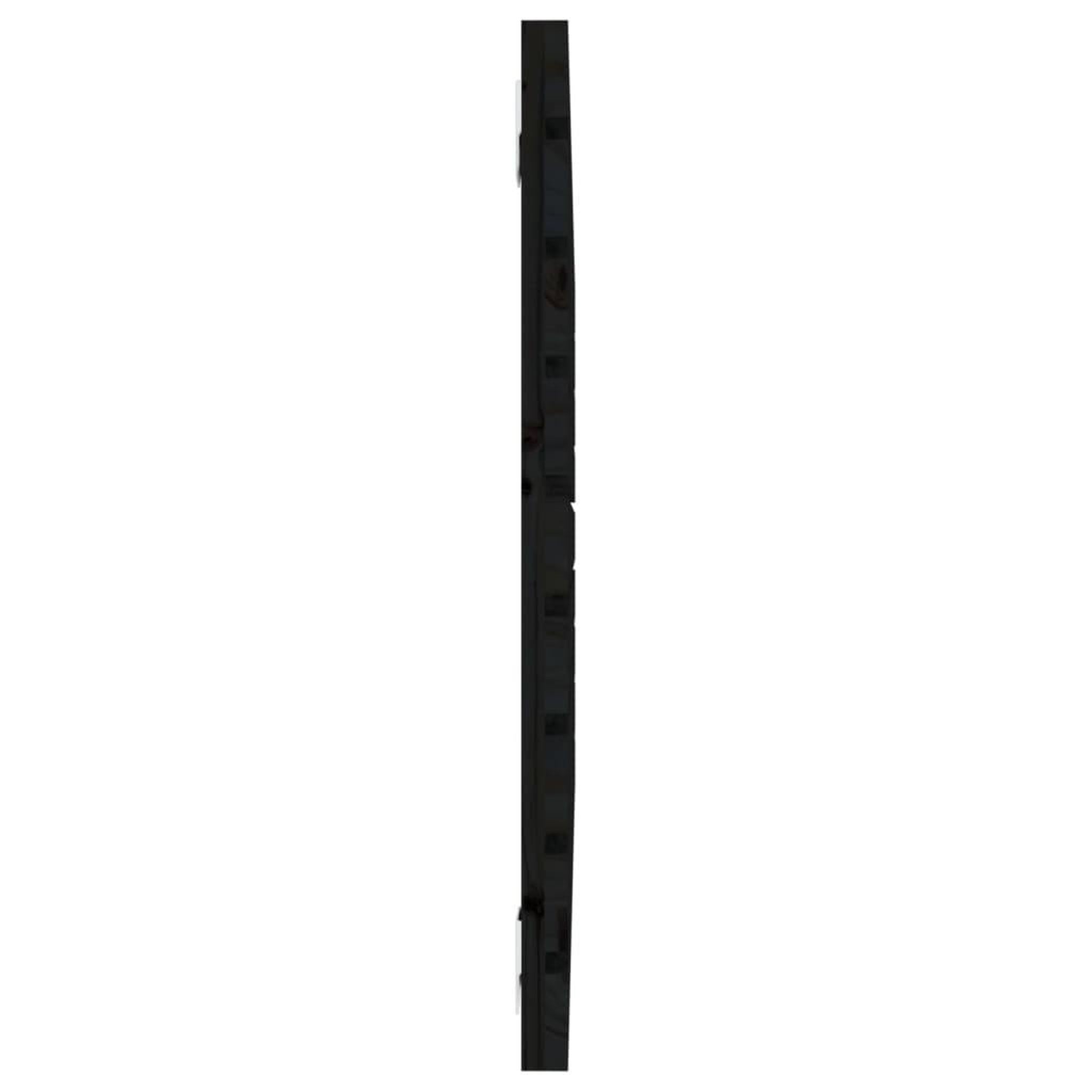 Voir la diapositive 5 : VIDAXL Tete de lit murale Noir 81x3x63 cm Bois massif de pin