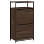 Voir la diapositive 4 : VIDAXL Armoire a chaussures chene marron 60x34x112cm bois d'ingenierie