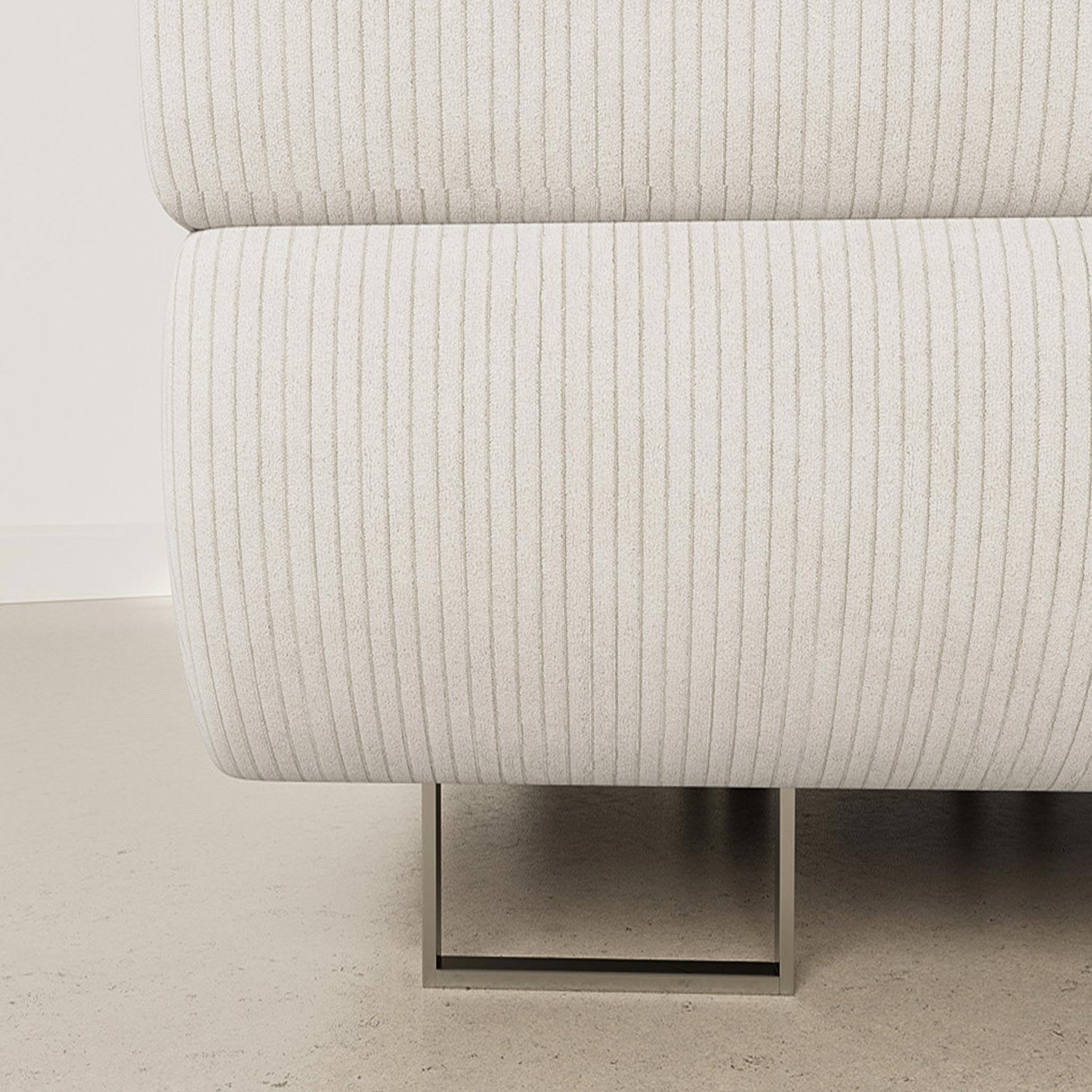 Voir la diapositive 4 : BEST MOBILIER Pablo - canapé d'angle gauche - 6 places - convertible avec coffre et têtières réglables - en velours côtelé
