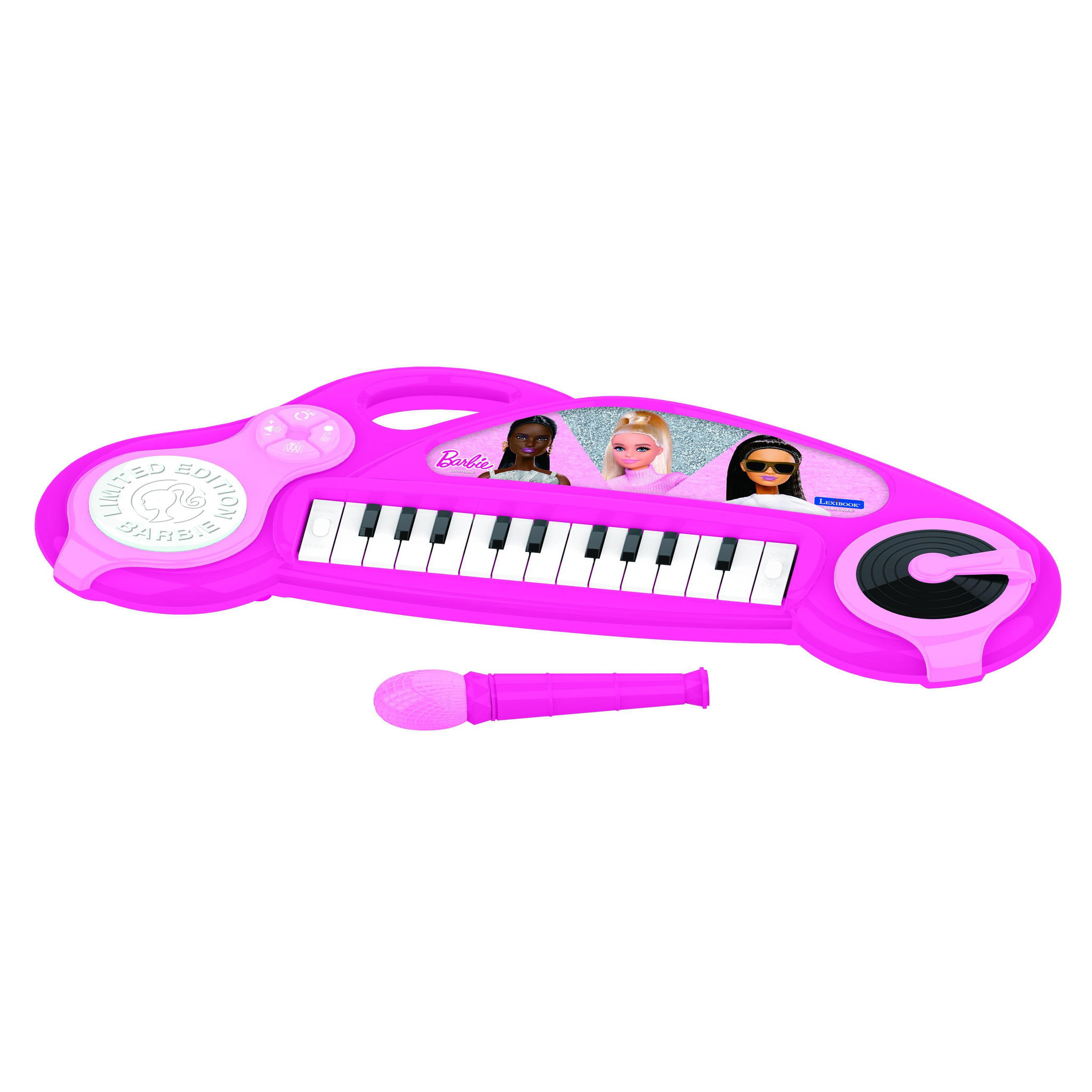 Lexibook Piano électronique Barbie avec effets lumineux et microphone