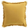Voir la diapositive 1 : Paris Prix Coussin à Franges  Vanina  45x45cm Jaune