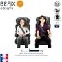 Voir la diapositive 5 : NANIA Rehausseur enfant Easyfix BEFIX groupe 2/3 (15-36kg) avec porte gobelet - fabrication française - Silver