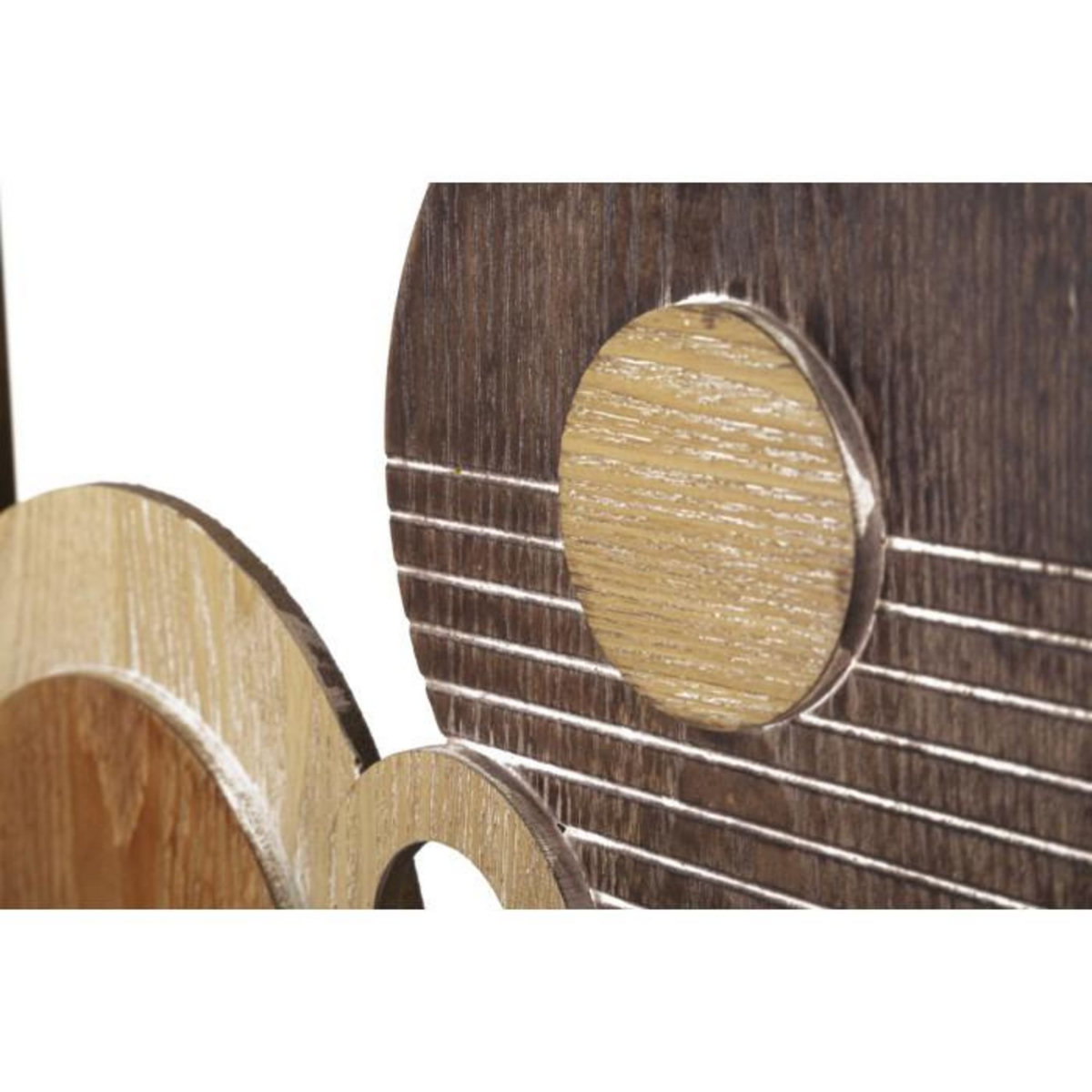 Paris Prix Miroir Mural en Bois  Block  80cm Naturel