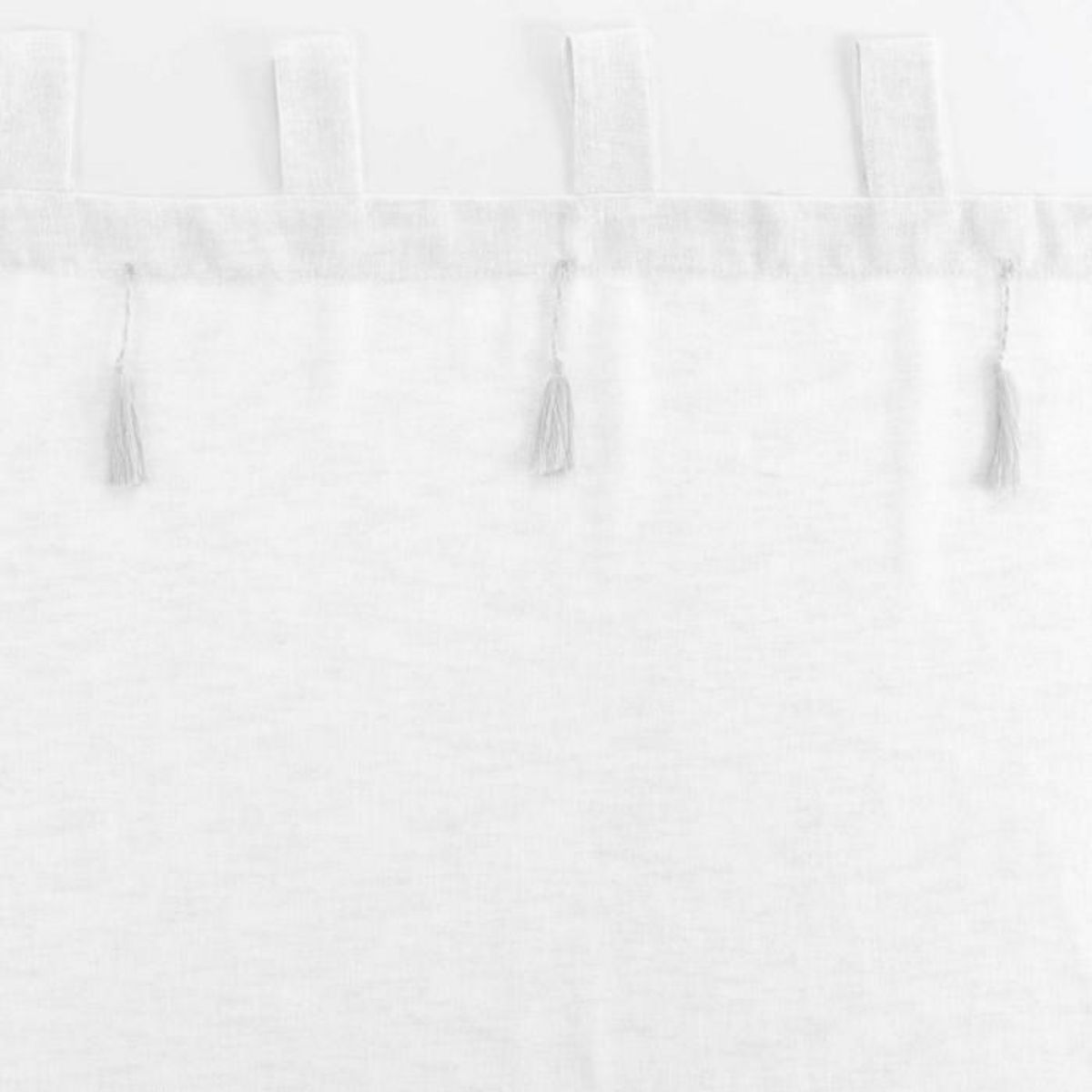 Paris Prix Rideau Voilage à Passants  Dalia  140x240cm Blanc