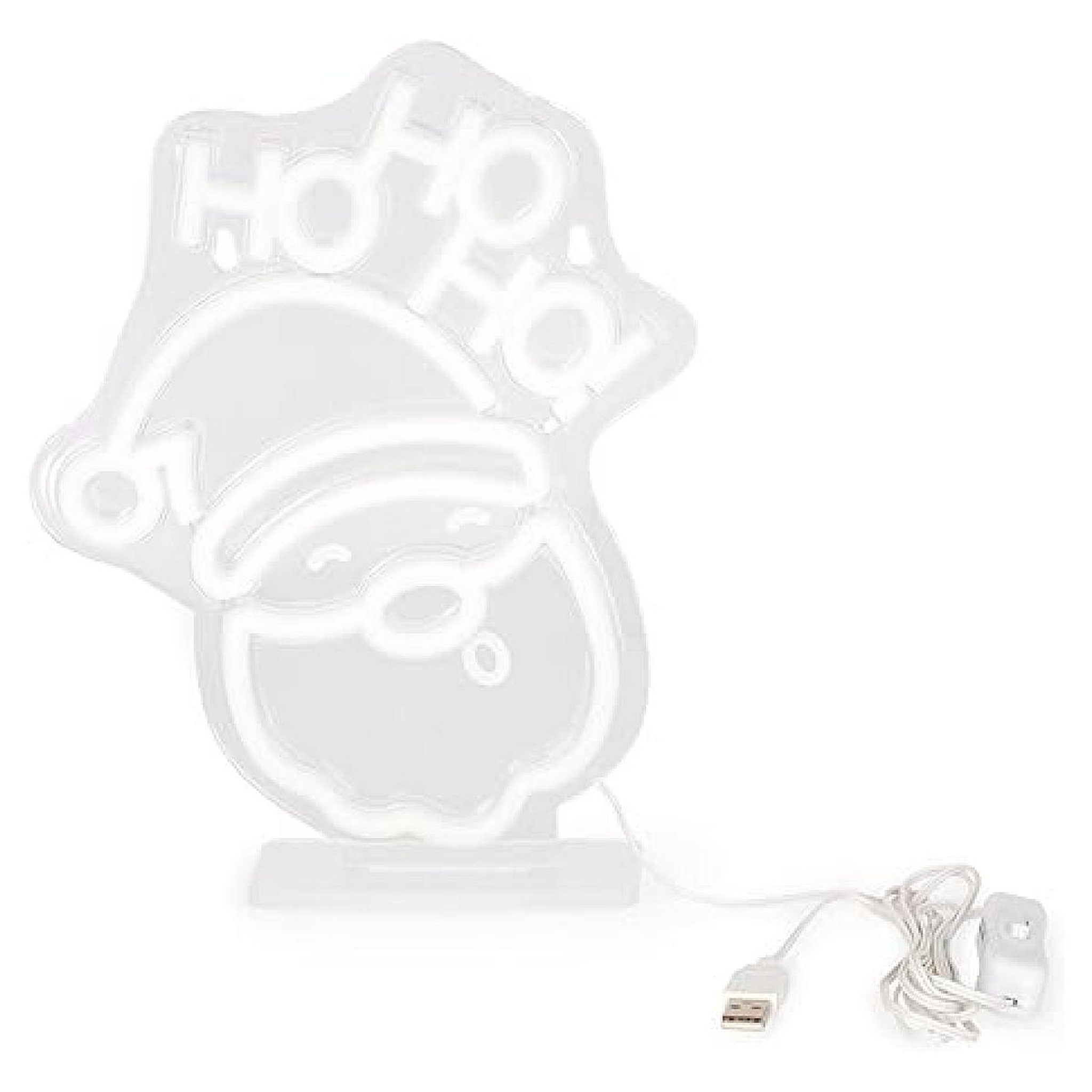 Voir la diapositive 2 : LEGAMI Panneau lumineux à leds  effet néon - Pere Noel