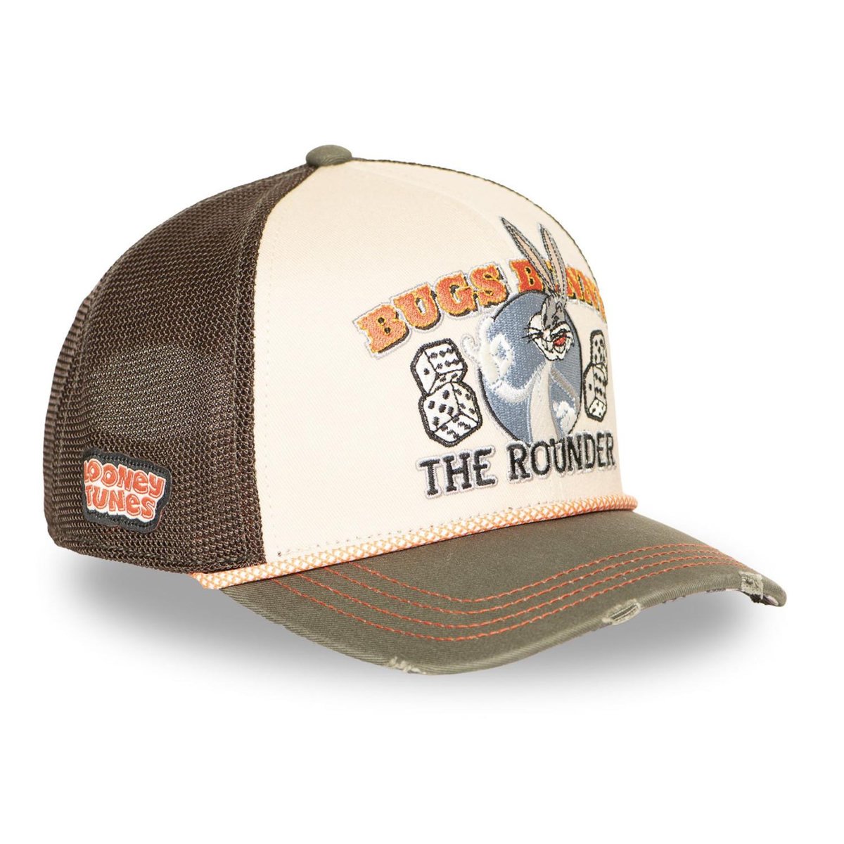 CAPSLAB Casquette semi curved finitions premium Looney Tunes Bugs Bunny