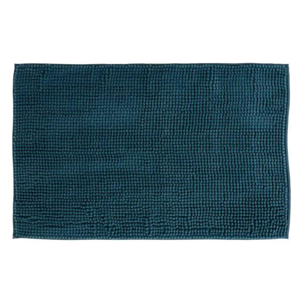 FIVE Tapis de Salle de Bain  Chenille  50x80cm Bleu Pétrole