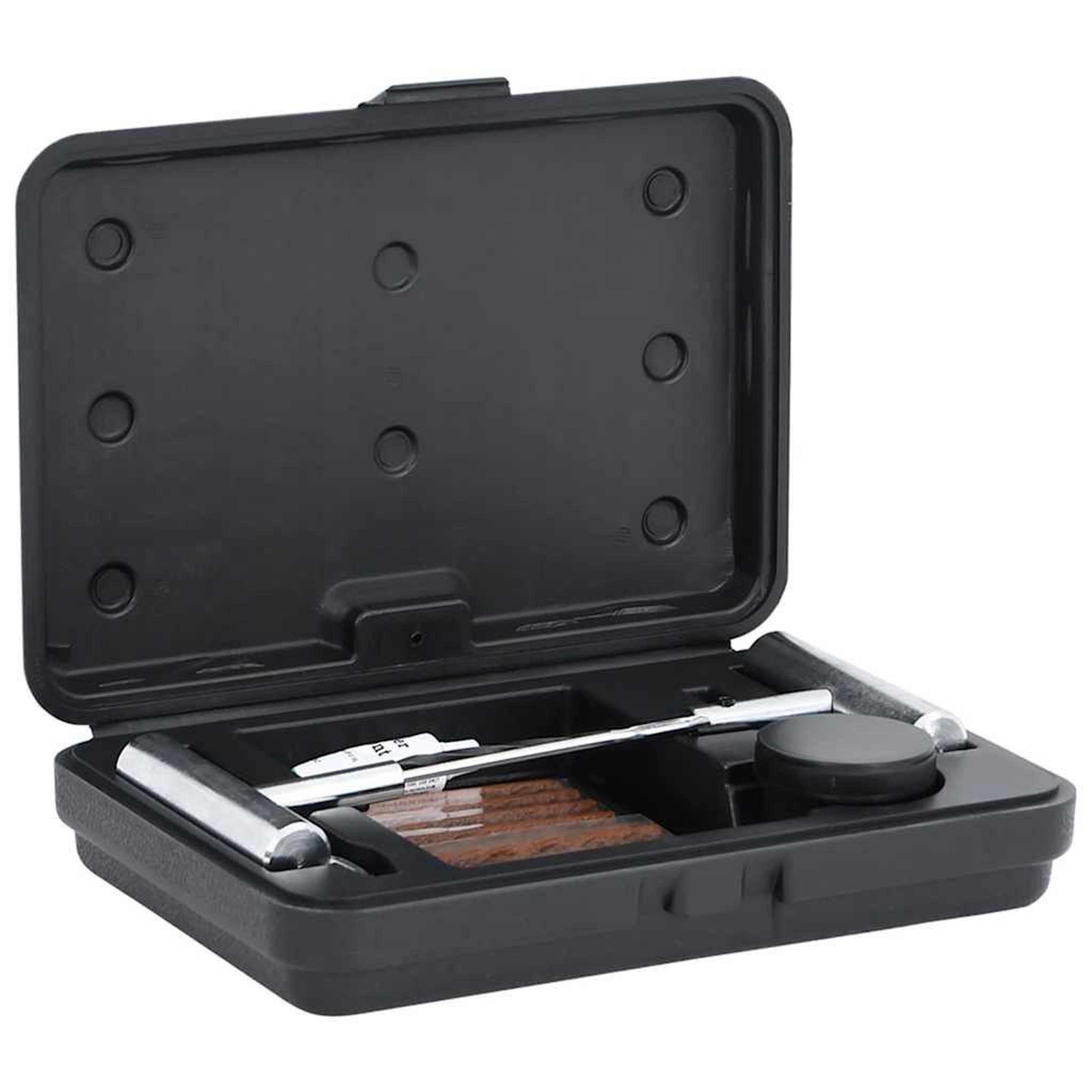Voir la diapositive 2 : VIDAXL Kit de reparation de pneus de voiture 27 pcs