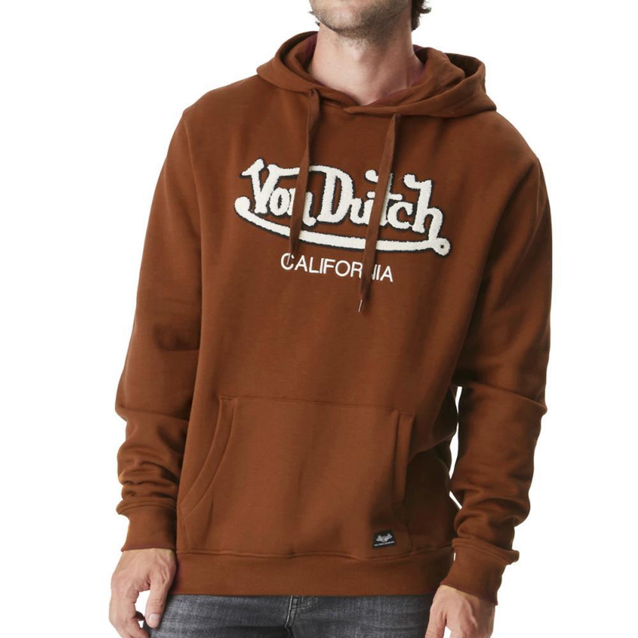 Voir la diapositive 1 : VON DUTCH Sweat Marron Homme Von Dutch BRANDO