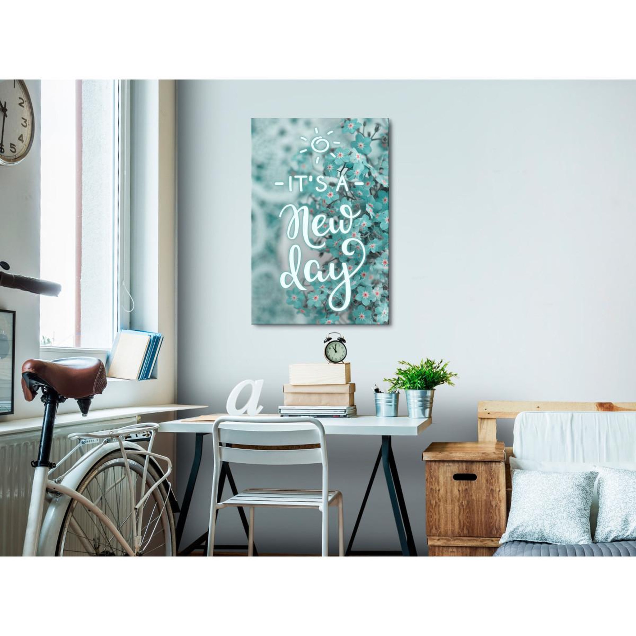 Voir la diapositive 2 : Paris Prix Tableau Imprimé  It's a New Day