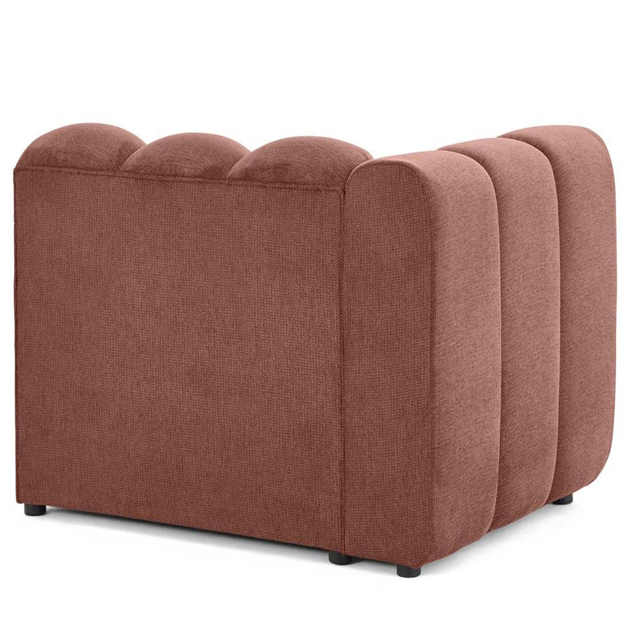 Voir la diapositive 5 : LISA DESIGN Debbie - module d'assise gauche en tissu texturé
