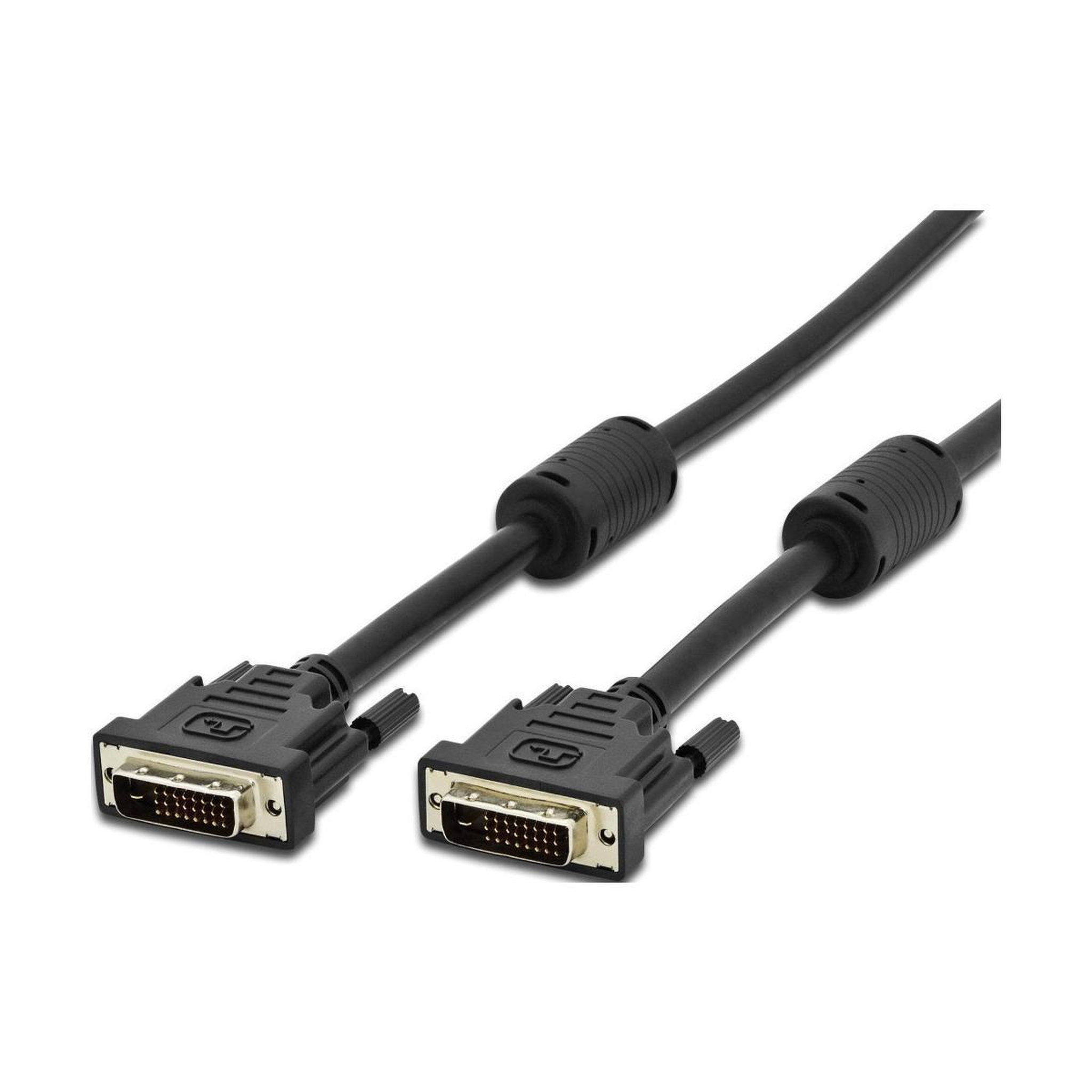 Voir la diapositive 2 : TECHLY Techly 15m DVI-D câble DVI Noir